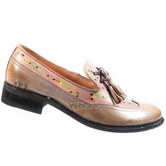 Bed Stu Shoes - New Bed Stu Rustic Leather Tassel Loafers Size 8